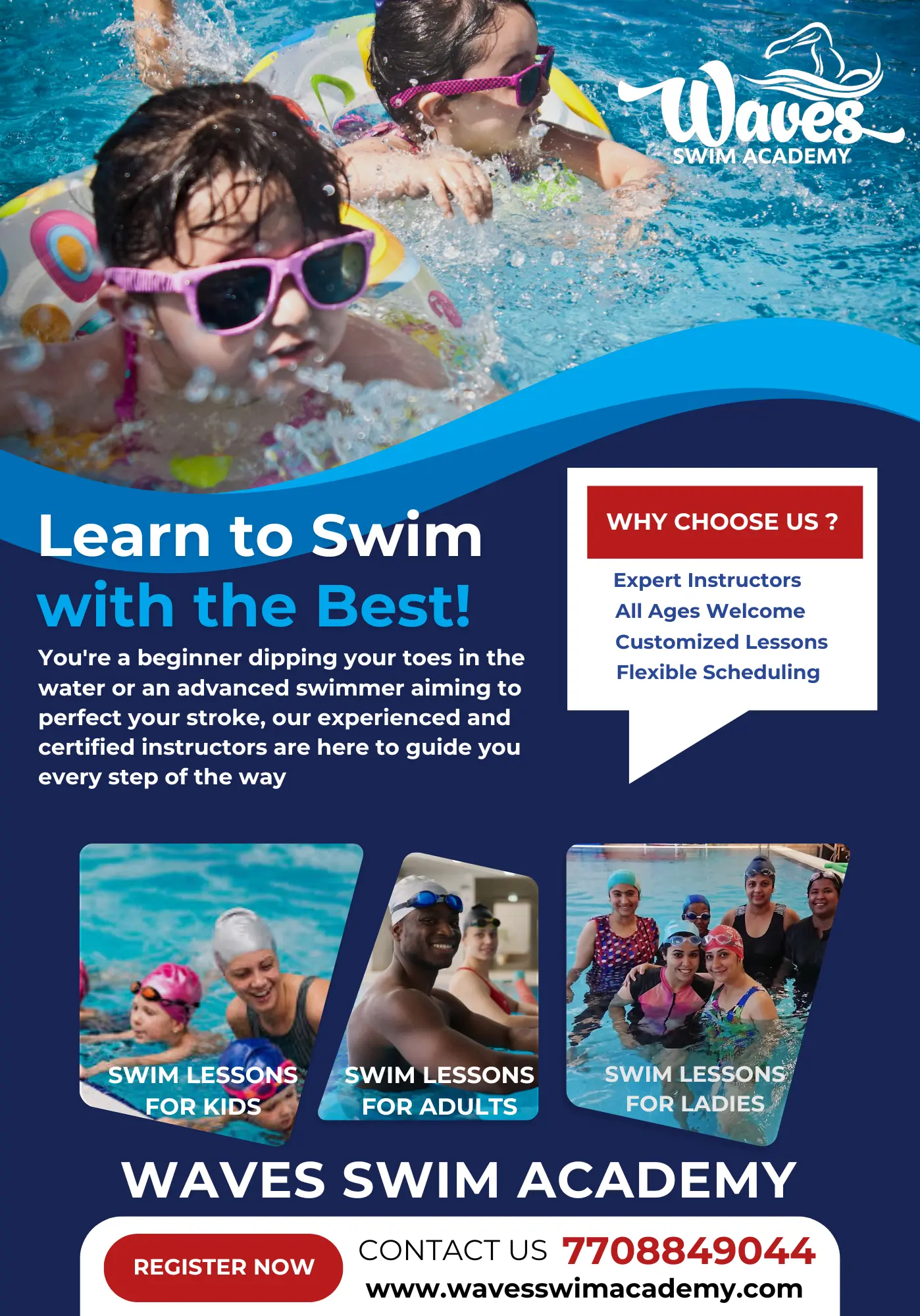 Waves Academy Poster